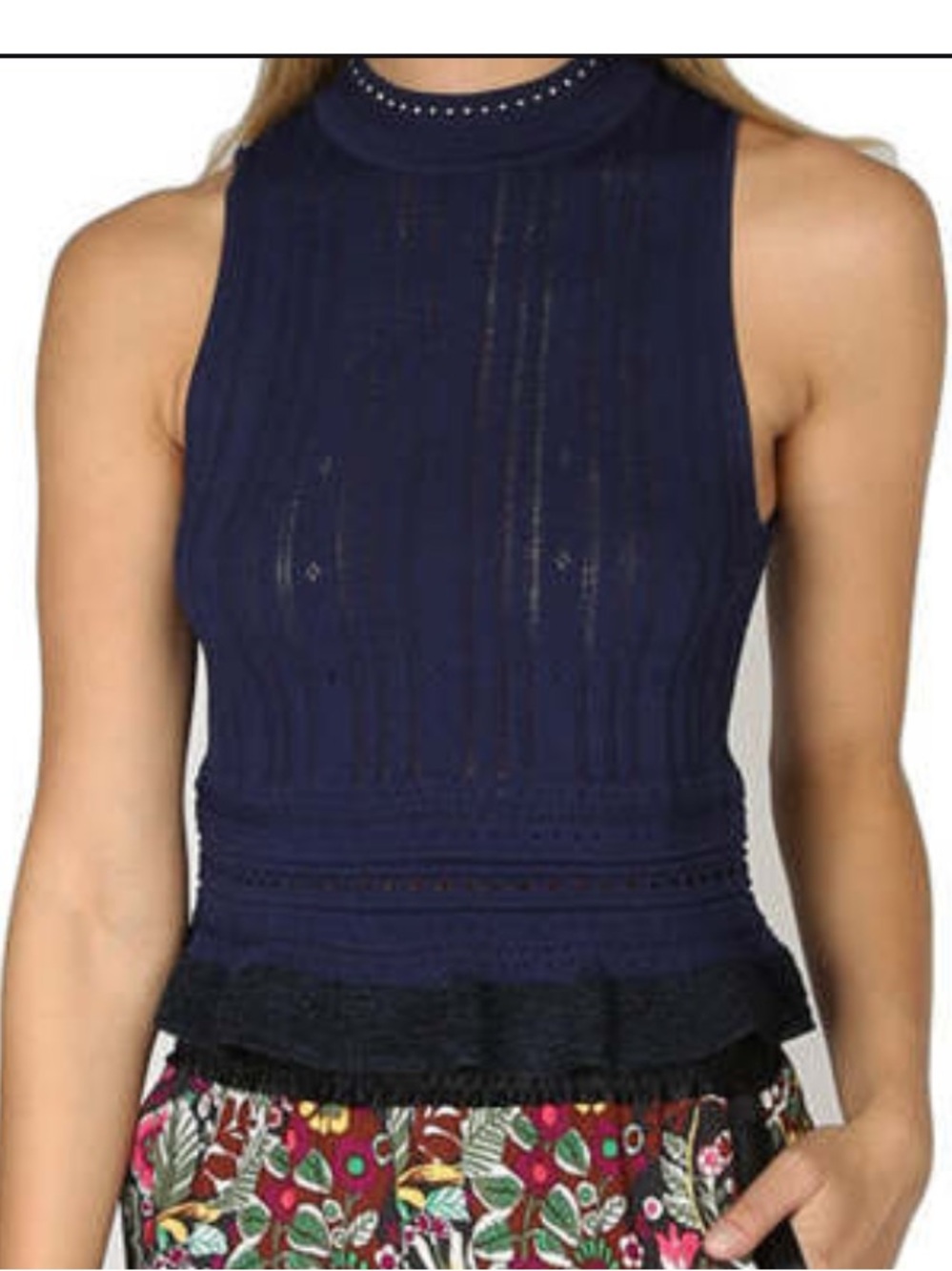 3.1 Phillip Lim Navy Top